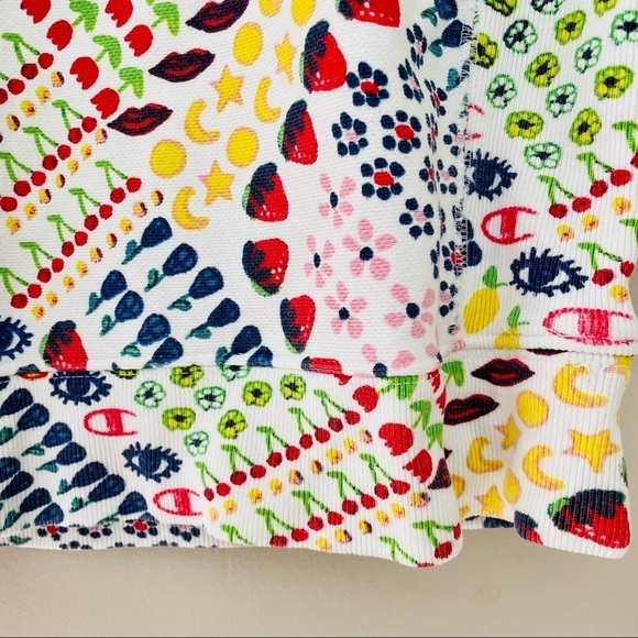 Champion x Susan Alexandra Fruit Moon Sun Reverse Weave Pullover Sweatshirt S - Picture 5 of 9